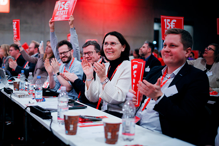 photothek Foto: Delegierte beim SPD-Parteitag
