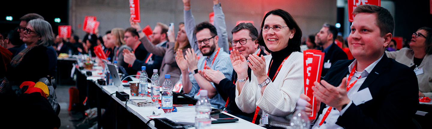 photothek Foto: Delegierte beim SPD-Parteitag